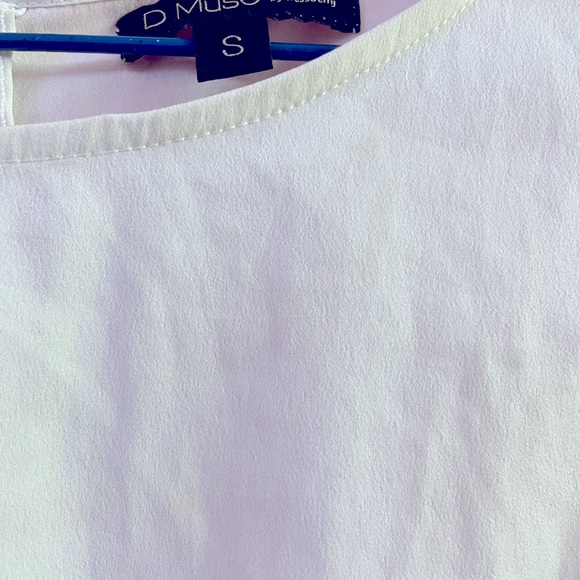 D Muse by Dressberry stripped dress in fresh white, green & blue colour - Picture 4 of 5